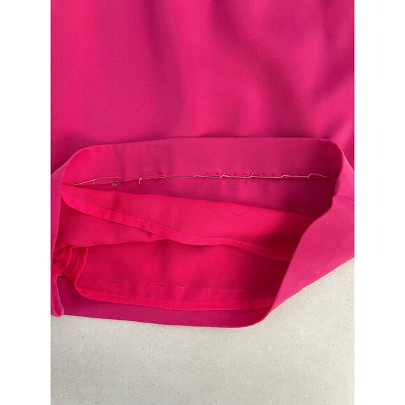 Diane von Furstenberg Romper Shorts Soleil Silk Stretch Pleated FLAW - Picture 12 of 15